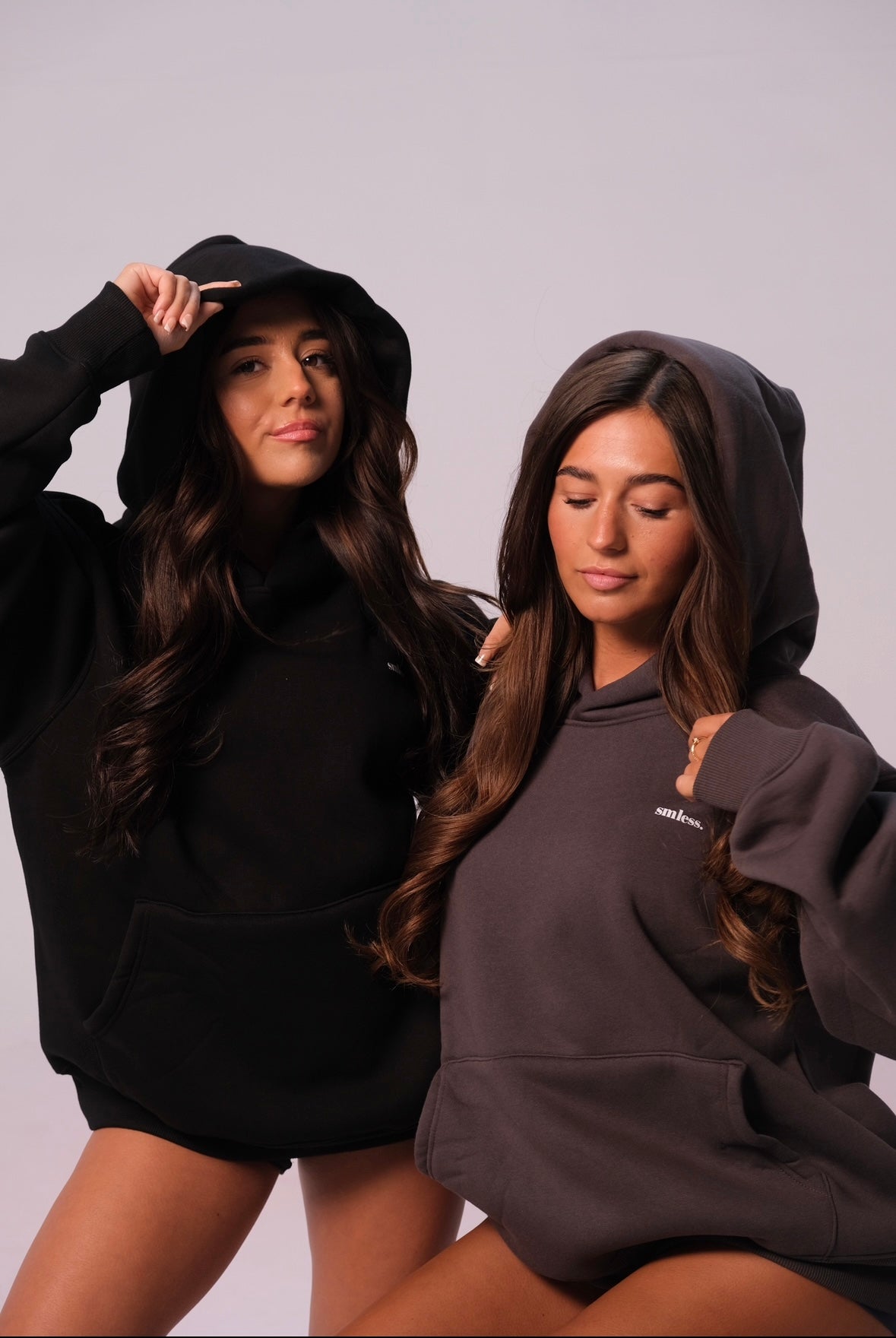 Oversized Boyfriend Hoodie - Ash