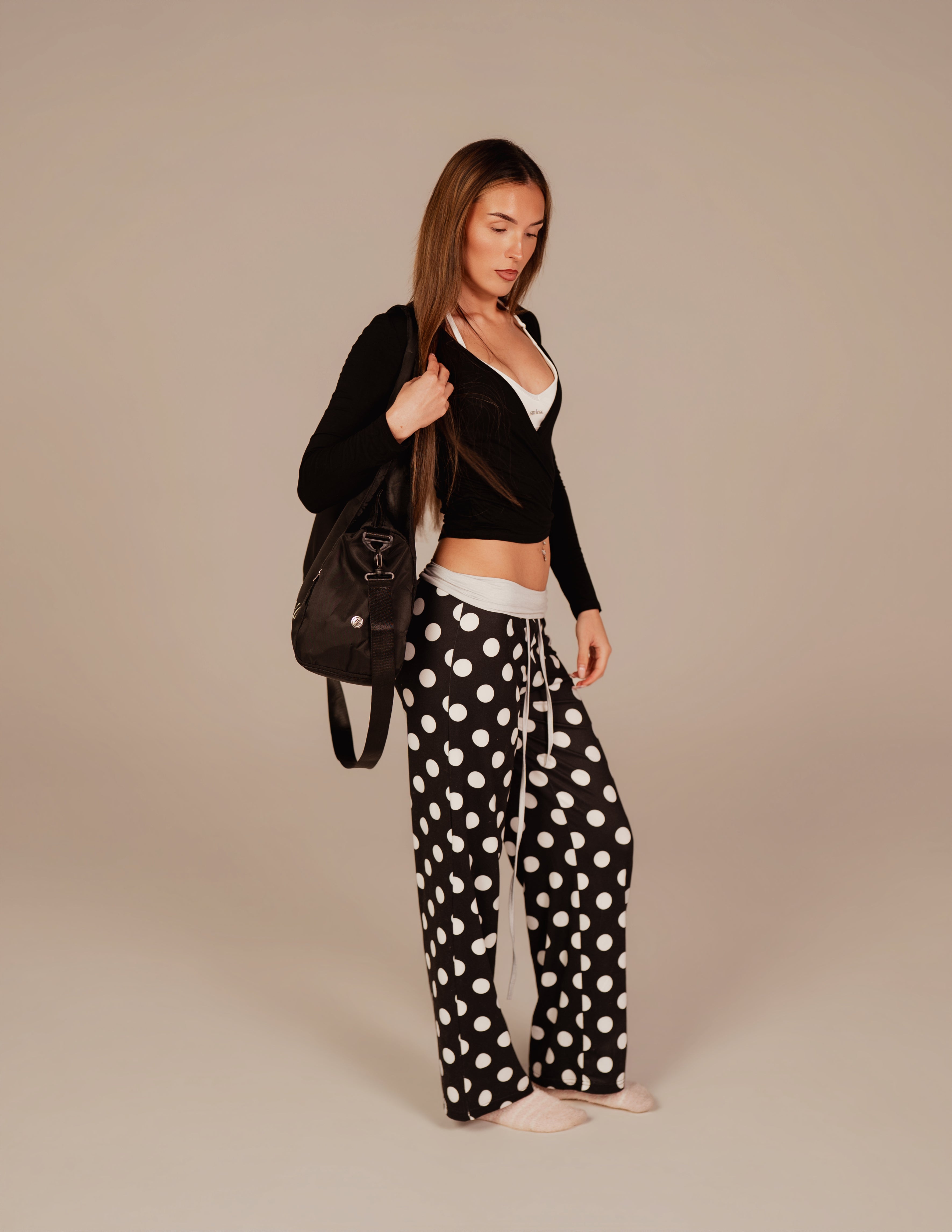 Soft Ballet Wrap in Black