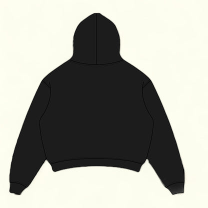 Oversized Boyfriend Hoodie - Black