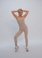 Seamless Leggings in Beige
