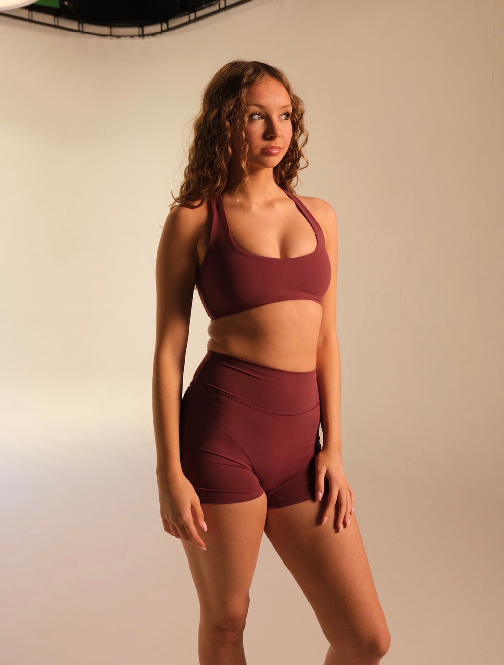Seamless Shorts in Burgundy