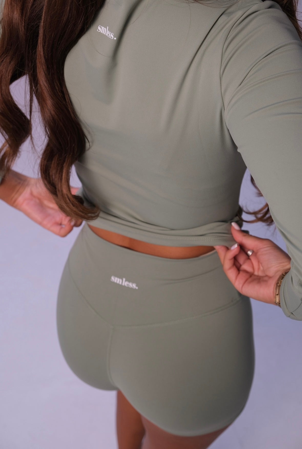 Seamless Booty Shorts - Olive Green