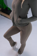 Seamless Flare Yoga pants - Ash