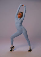 Seamless Scrunch Leggings - Blue (Leaving Soon!)