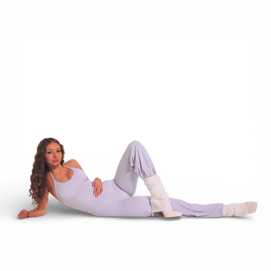 Seamless Sculpt Flares in Baby Blue