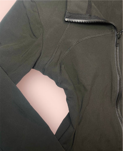 Seamless Zip Jacket - Black