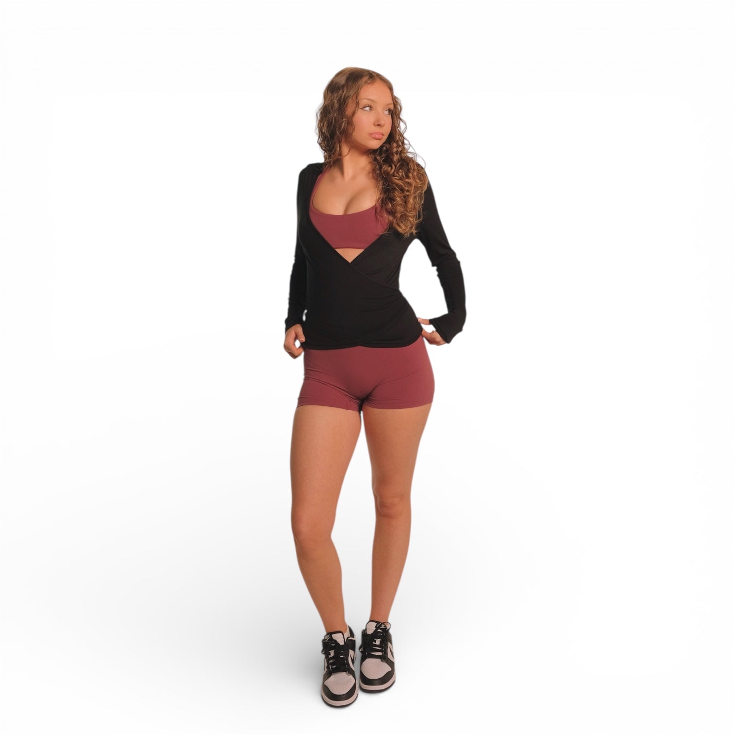 Soft Ballet Wrap in Black