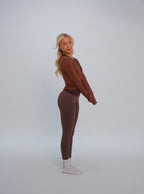 Seamless Sculpt Leggings in Brown