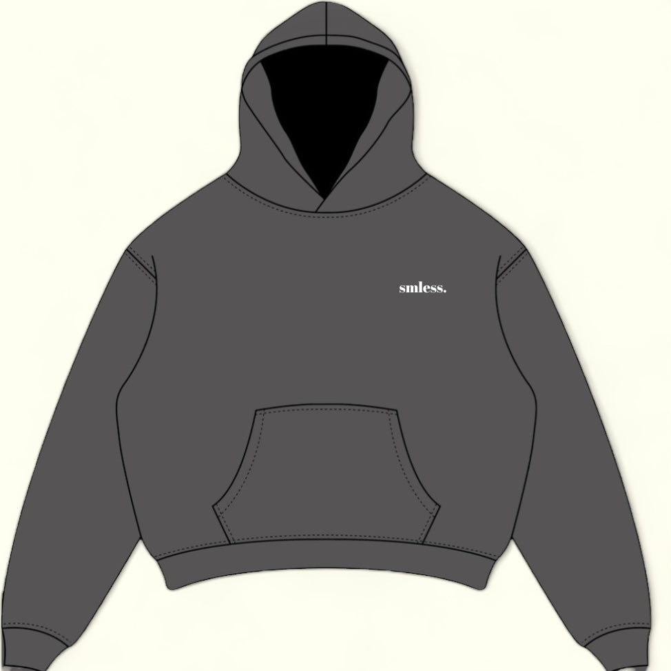 Oversized Boyfriend Hoodie - Ash