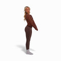 Seamless Sculpt Leggings in Brown