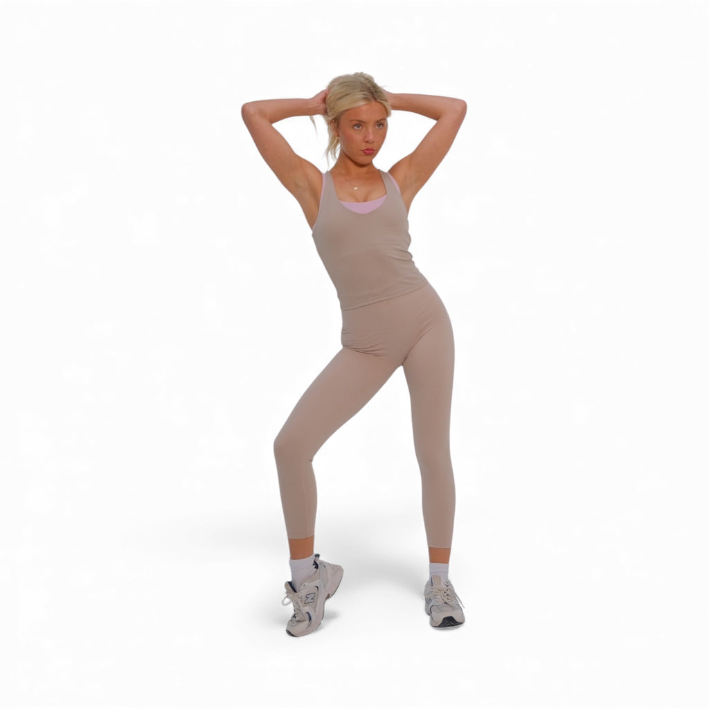 Seamless Leggings in Beige