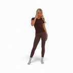 Seamless Running Tee in Brown