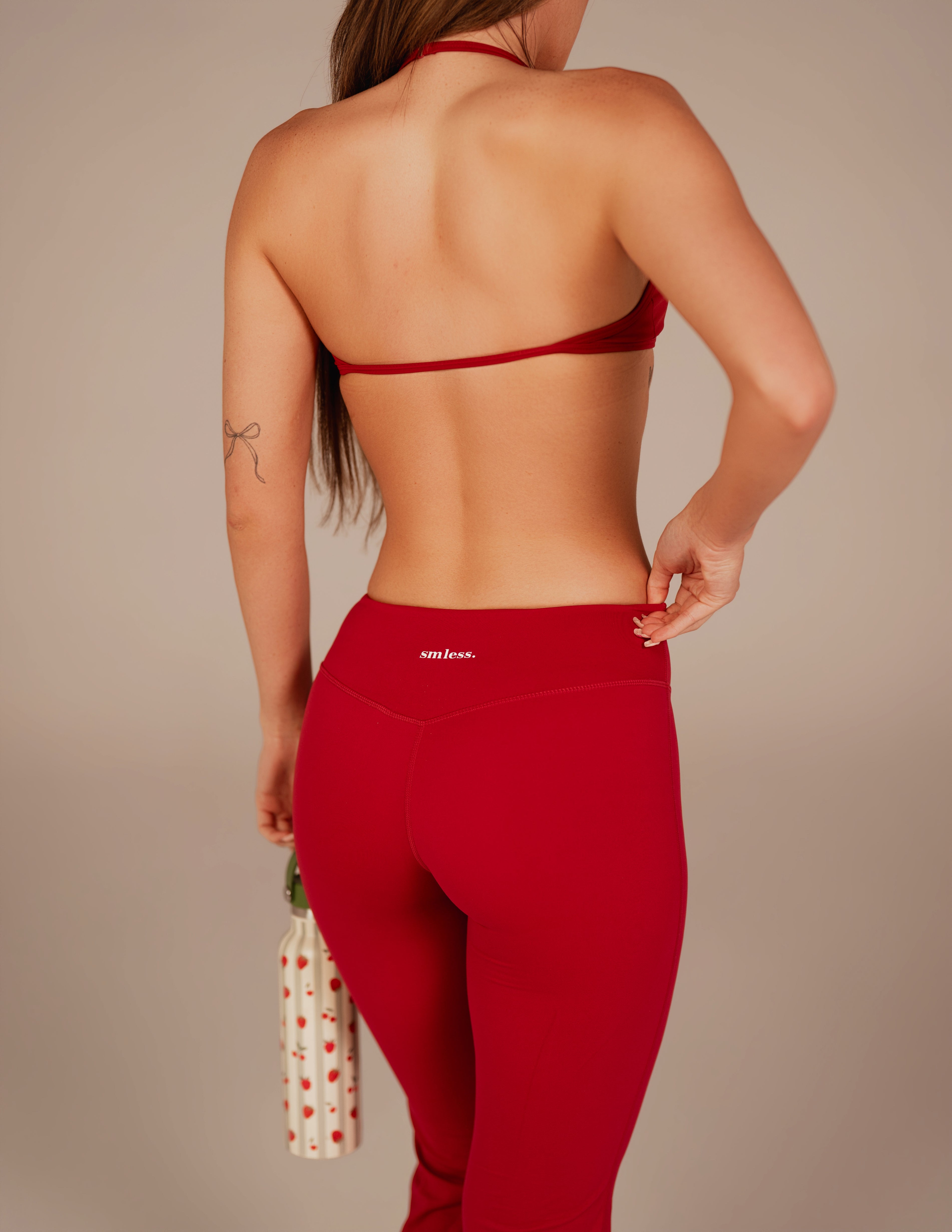 Seamless Adjustable Bra - Red
