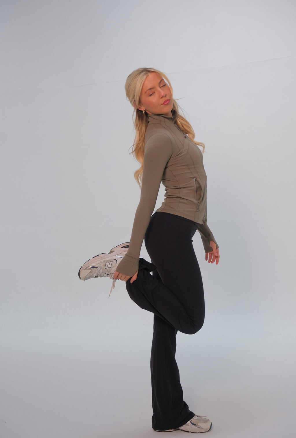 Premium 'Waist Sinching' Zip Jacket - Ash