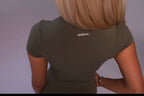 Seamless Tee - Khaki Green