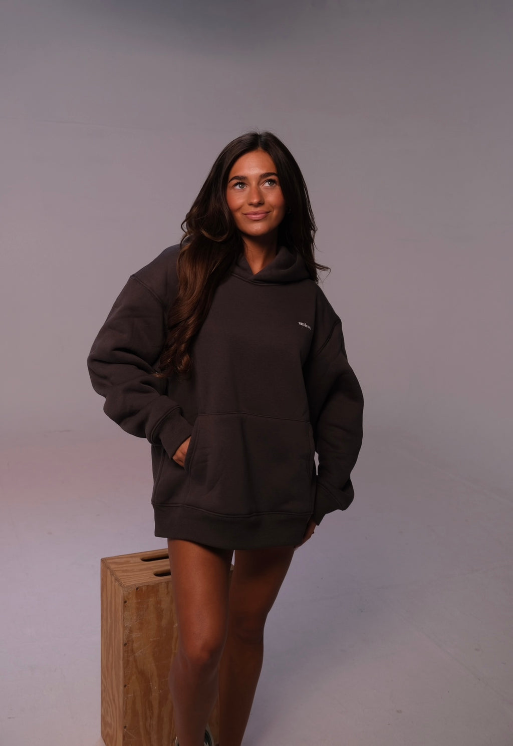 Oversized Boyfriend Hoodie - Ash