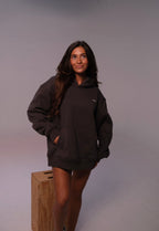 Oversized Boyfriend Hoodie - Ash
