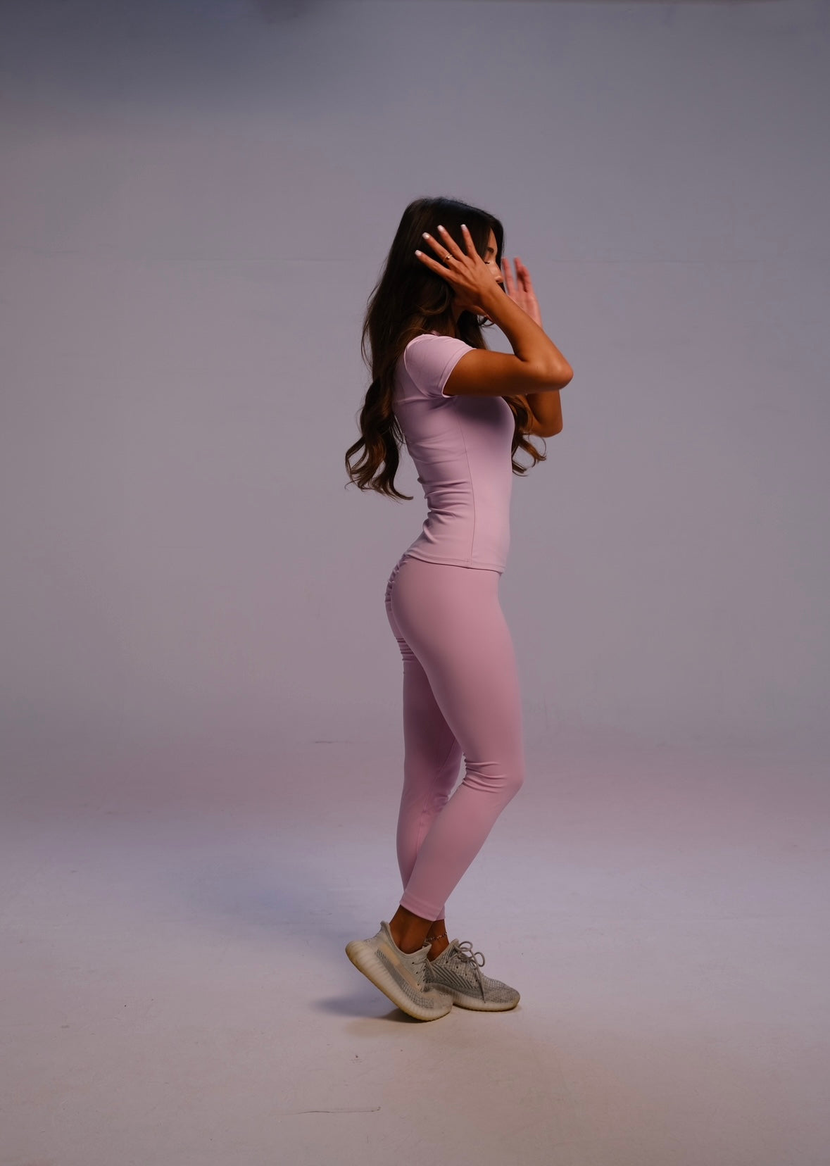 Seamless Scrunch Leggings - Pink