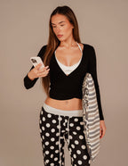 Soft Ballet Wrap in Black