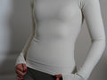 Seamless Long Sleeve Top - Creme