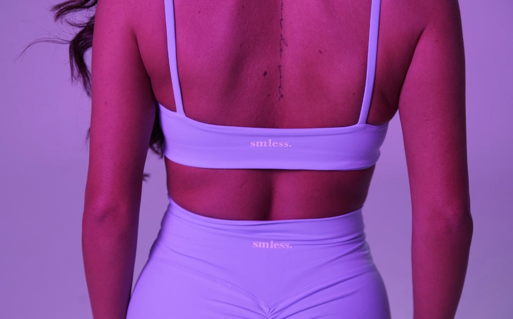 Seamless Strap Sports Bra - Blue (Leaving Soon!)