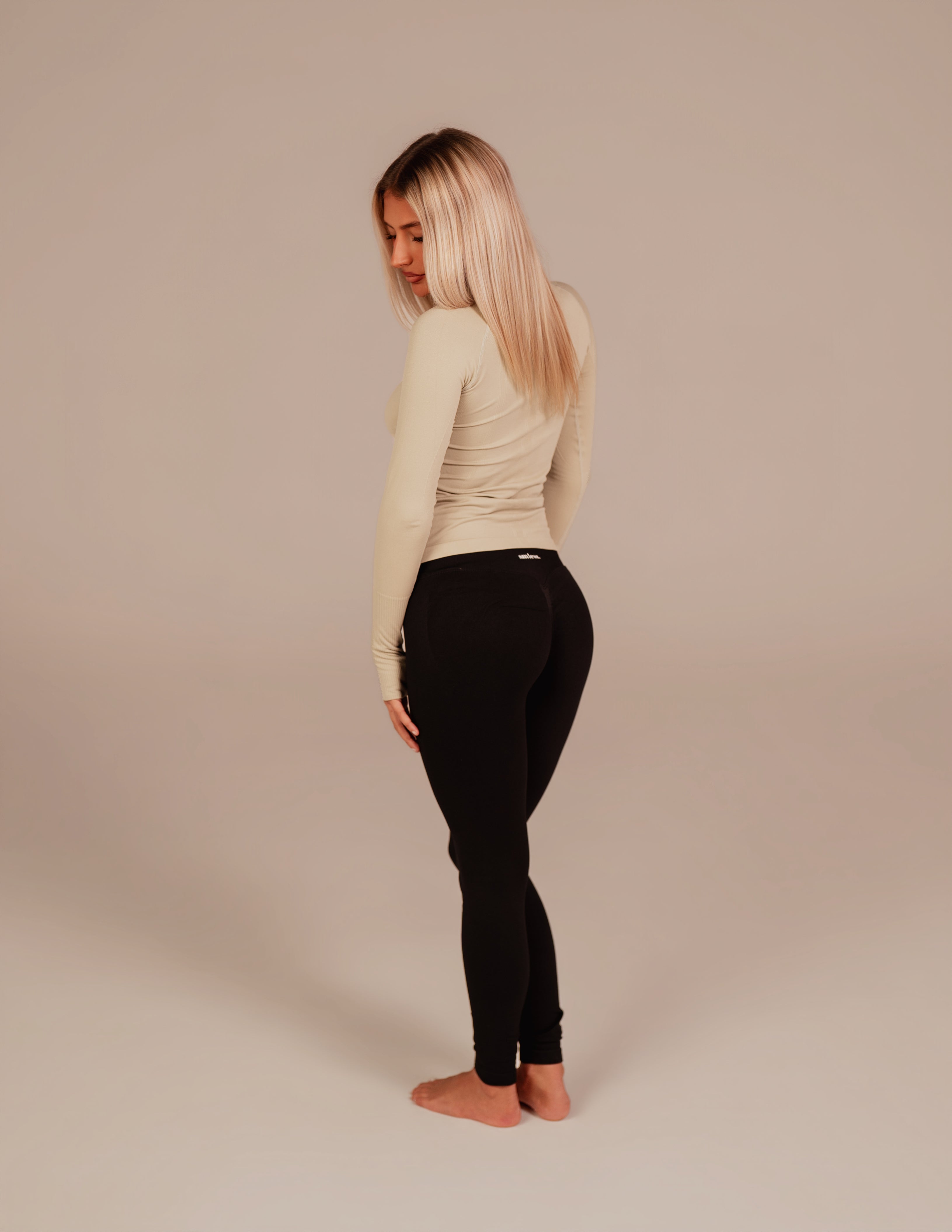 Seamless Sculpt Leggings - Black