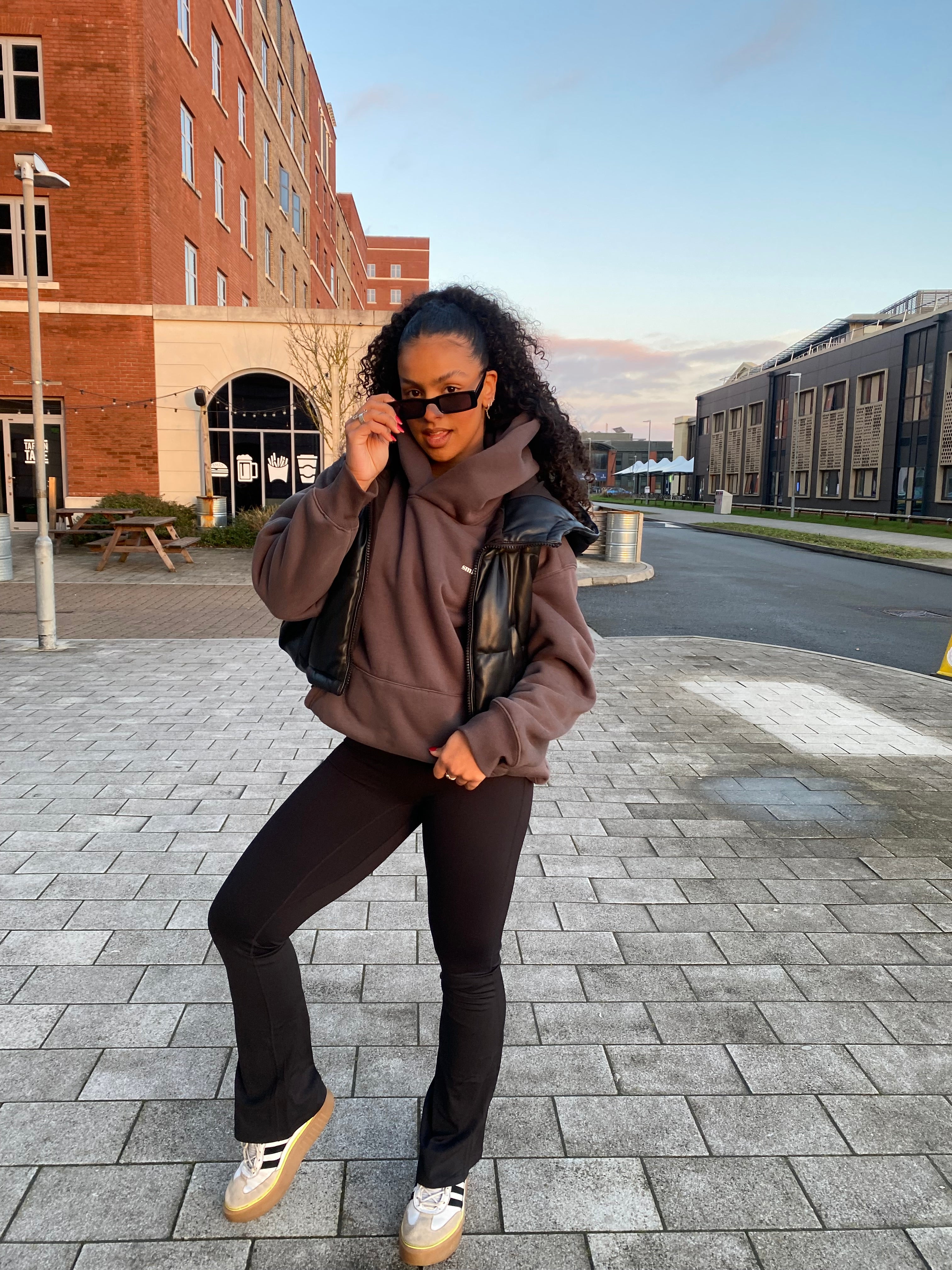 Oversized Boyfriend Hoodie - Ash