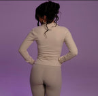 Seamless Zip Jacket - Crème