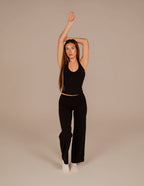 Halter Neck Vest - Black