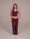 Seamless Sculpt Flares - Burgundy