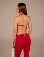 Seamless Adjustable Bra - Red