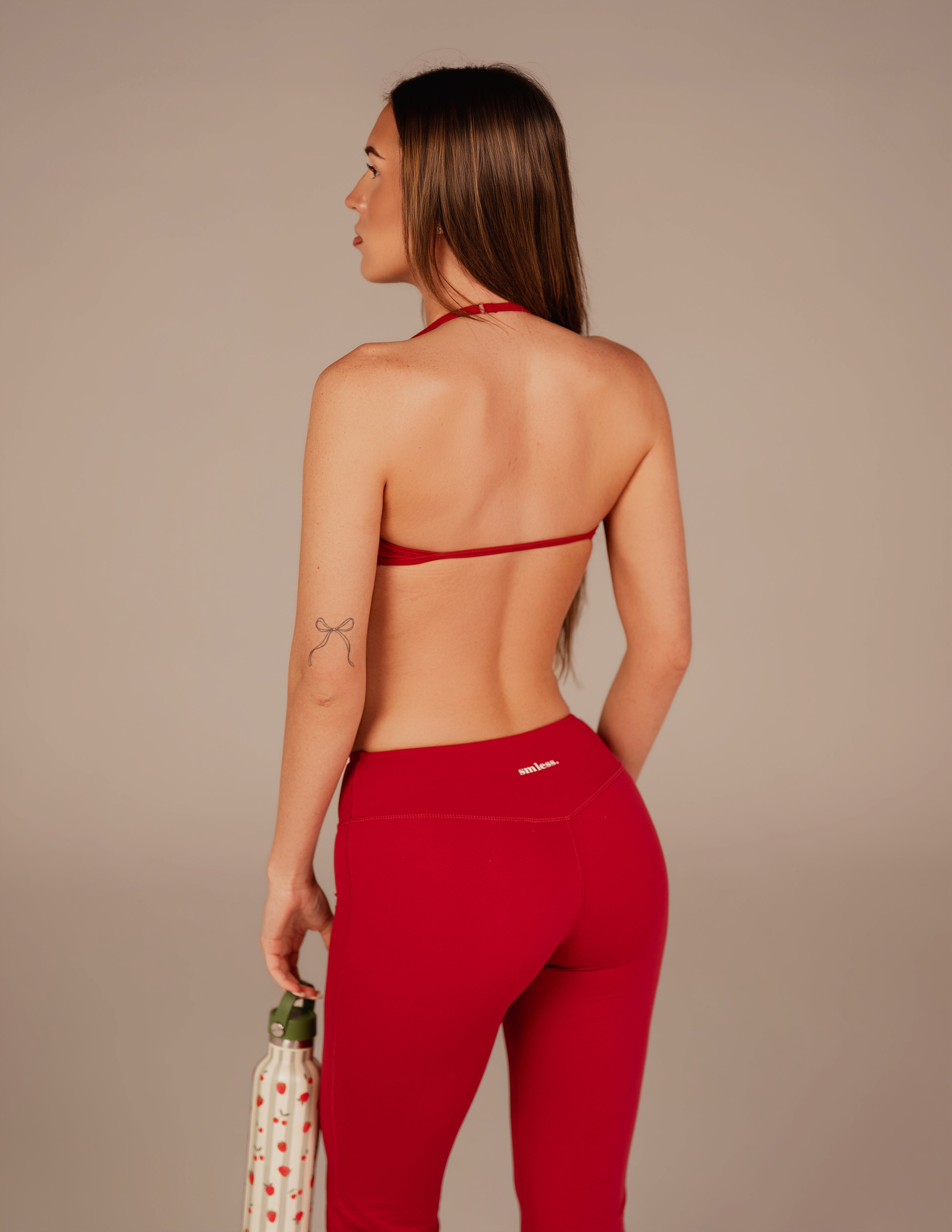 Seamless Adjustable Bra - Red