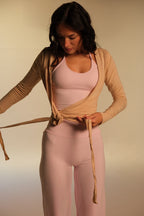 Soft Ballet Wrap in Beige