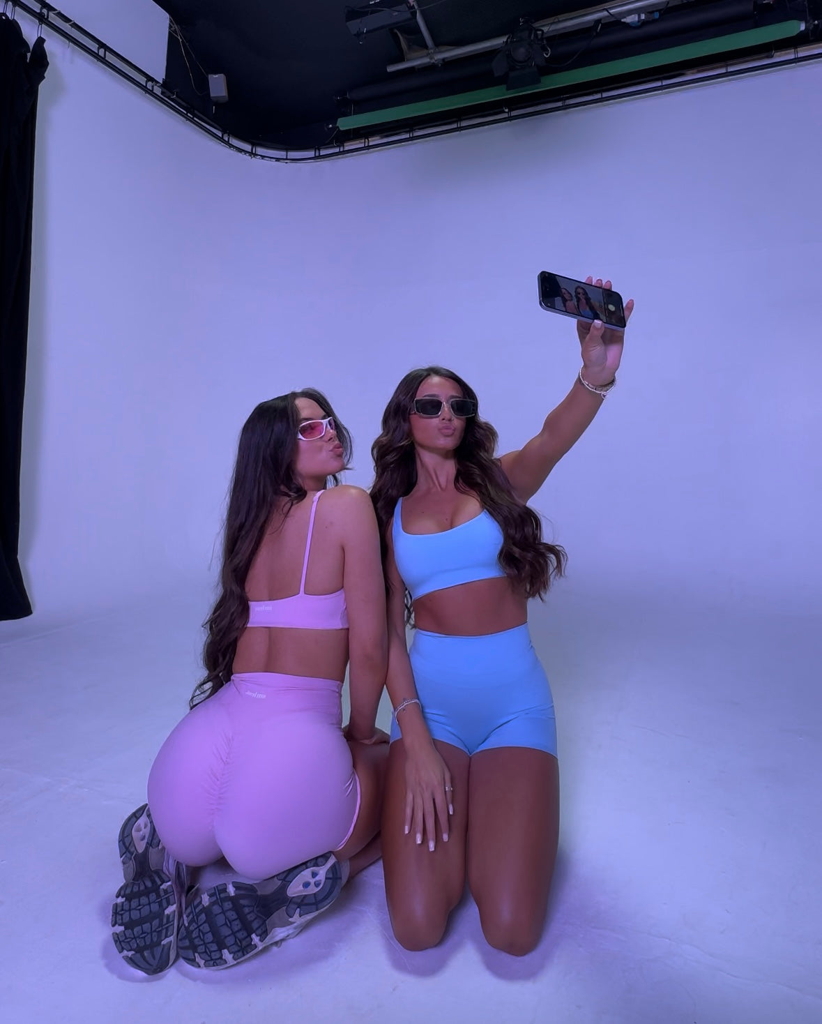 Seamless Strap Sports Bra - Blue (Leaving Soon!)