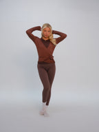 Soft Ballet Wrap in Brown