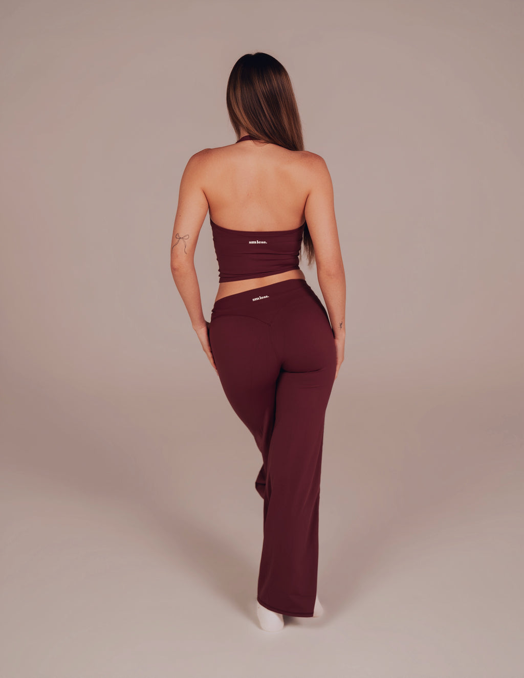 Seamless Sculpt Flares - Burgundy
