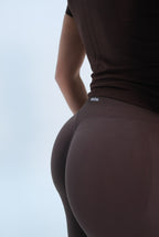 Seamless Sculpt Leggings in Brown