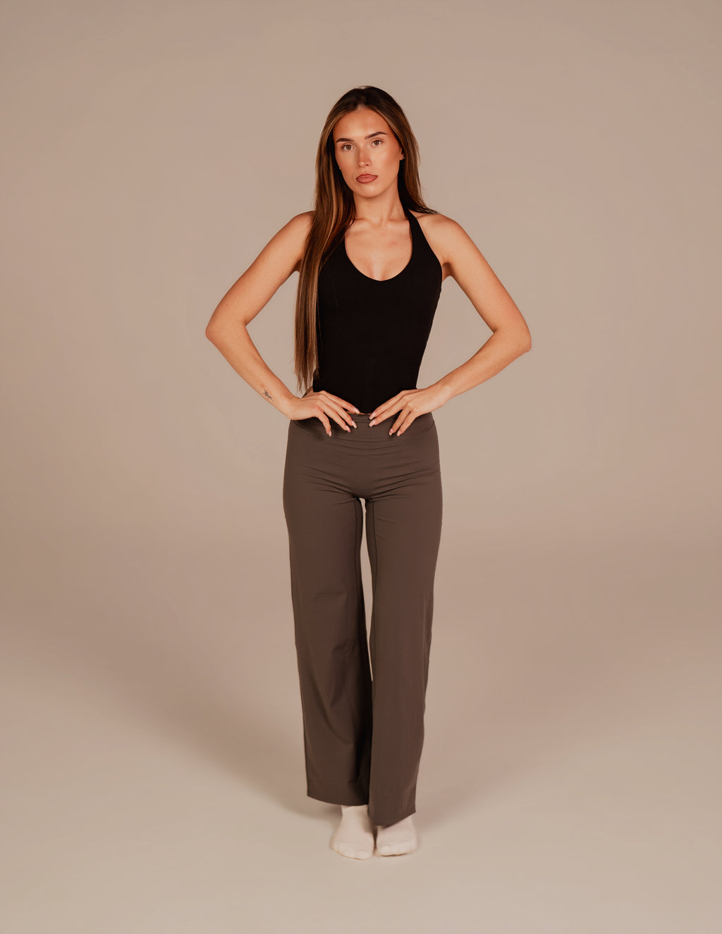 Seamless Sculpt Flares - Ash Grey