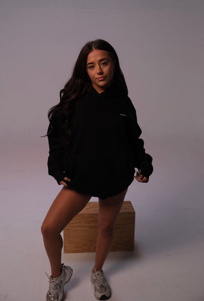 Oversized Boyfriend Hoodie - Black