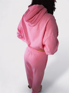 Oversized Boyfriend Hoodie - Pink