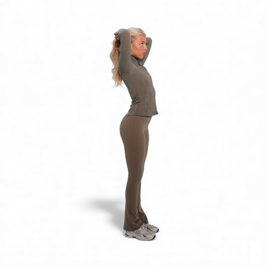 Seamless Flare Yoga pants - Ash