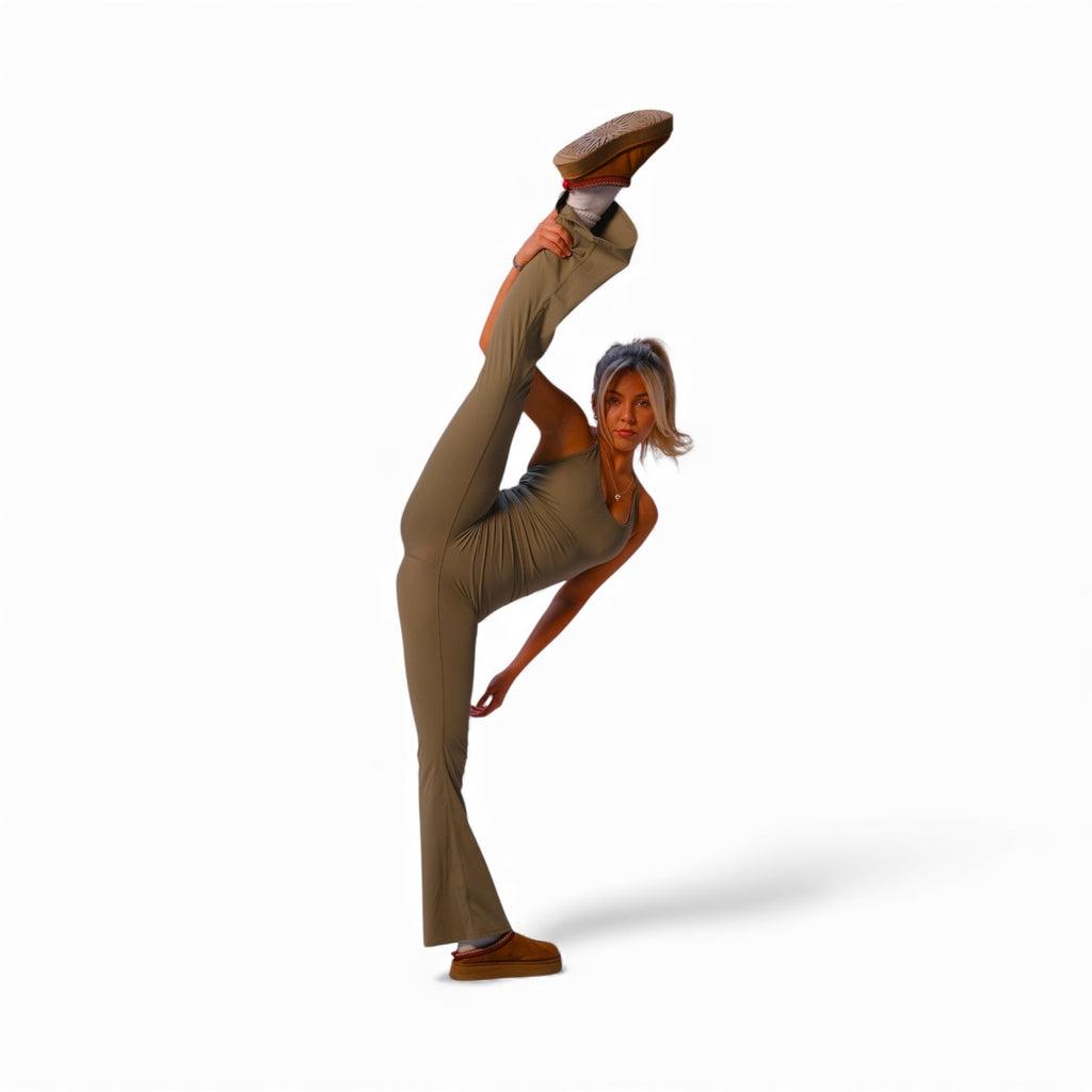 Seamless Flare Yoga pants - Khaki