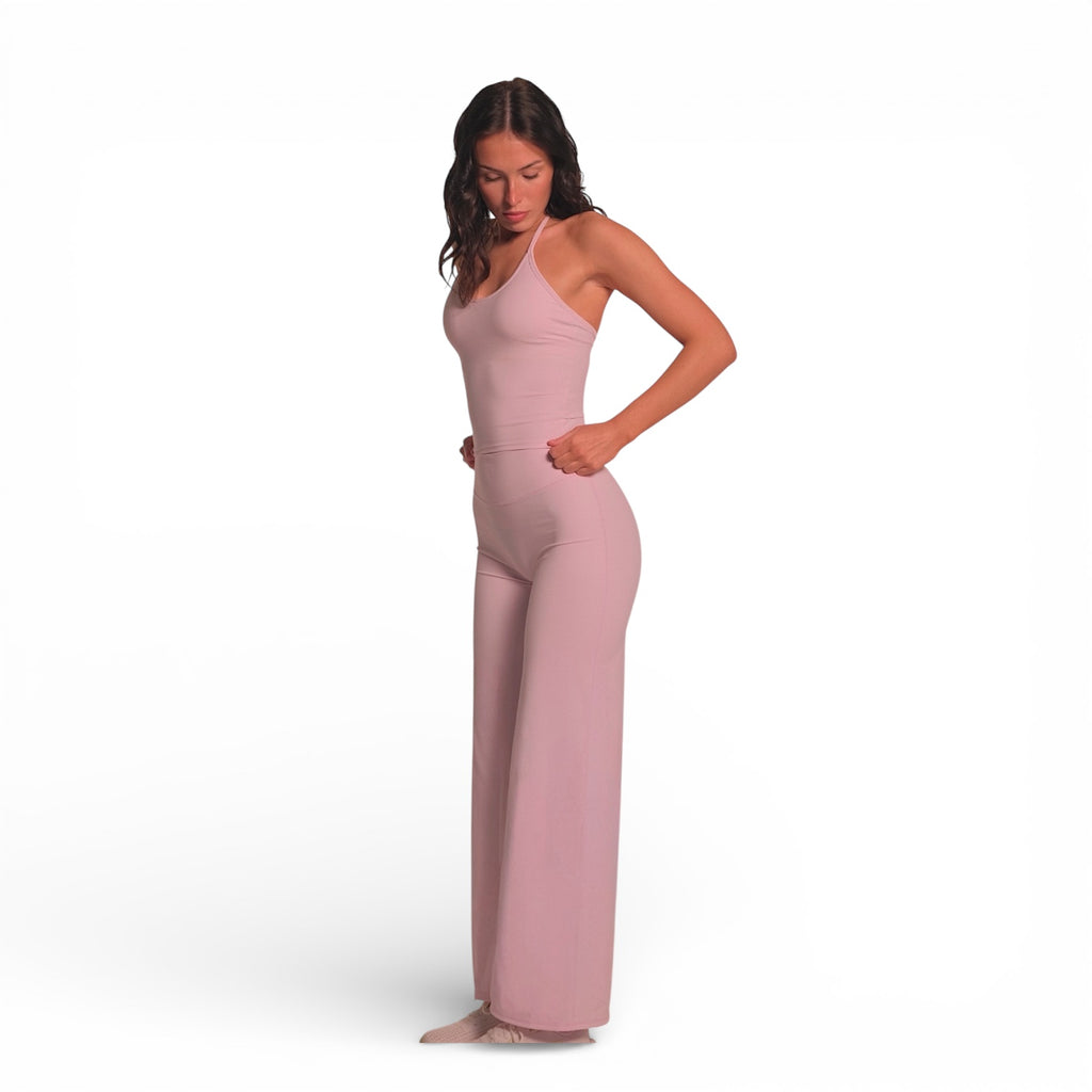 Seamless Flared Bottoms in Baby Pink